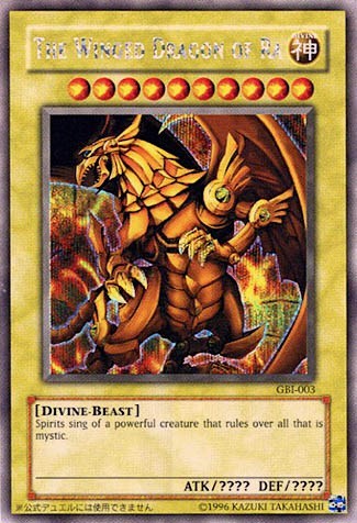 The Winged Dragon of Ra (Secret Rare) [GBI-003] Secret Rare | Exor Games Bridgewater