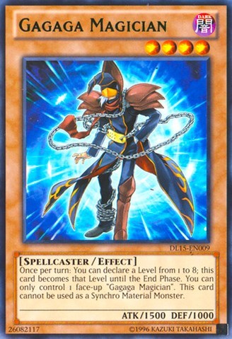 Gagaga Magician (Green) [DL15-EN009] Rare | Exor Games Bridgewater