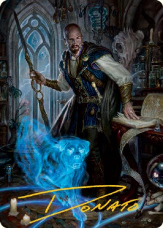 Mordenkainen Art Card (Gold-Stamped Signature) [Dungeons & Dragons: Adventures in the Forgotten Realms Art Series] | Exor Games Bridgewater