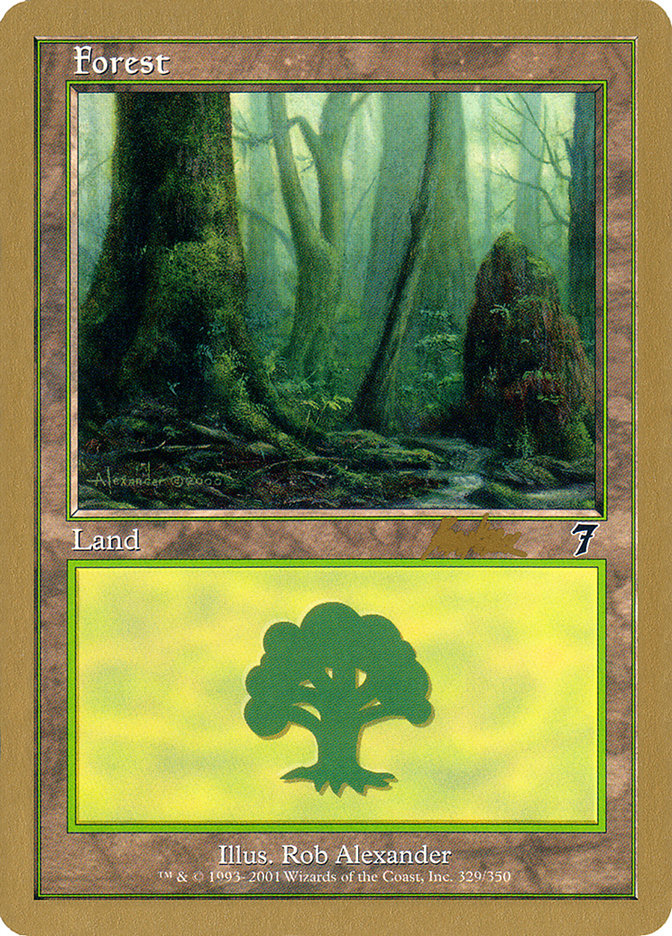 Forest (329) (Brian Kibler) [World Championship Decks 2002] | Exor Games Bridgewater