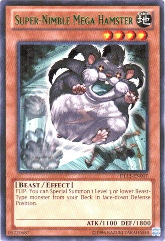 Super-Nimble Mega Hamster (Green) [DL15-EN007] Rare | Exor Games Bridgewater