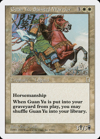 Guan Yu, Sainted Warrior [Portal Three Kingdoms] | Exor Games Bridgewater