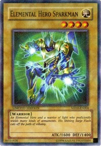 Elemental HERO Sparkman [MF03-EN004] Parallel Rare | Exor Games Bridgewater