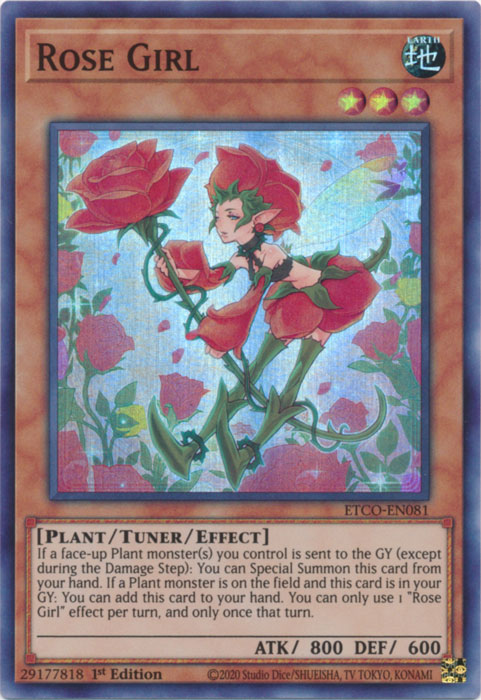 Rose Girl [ETCO-EN081] Super Rare | Exor Games Bridgewater