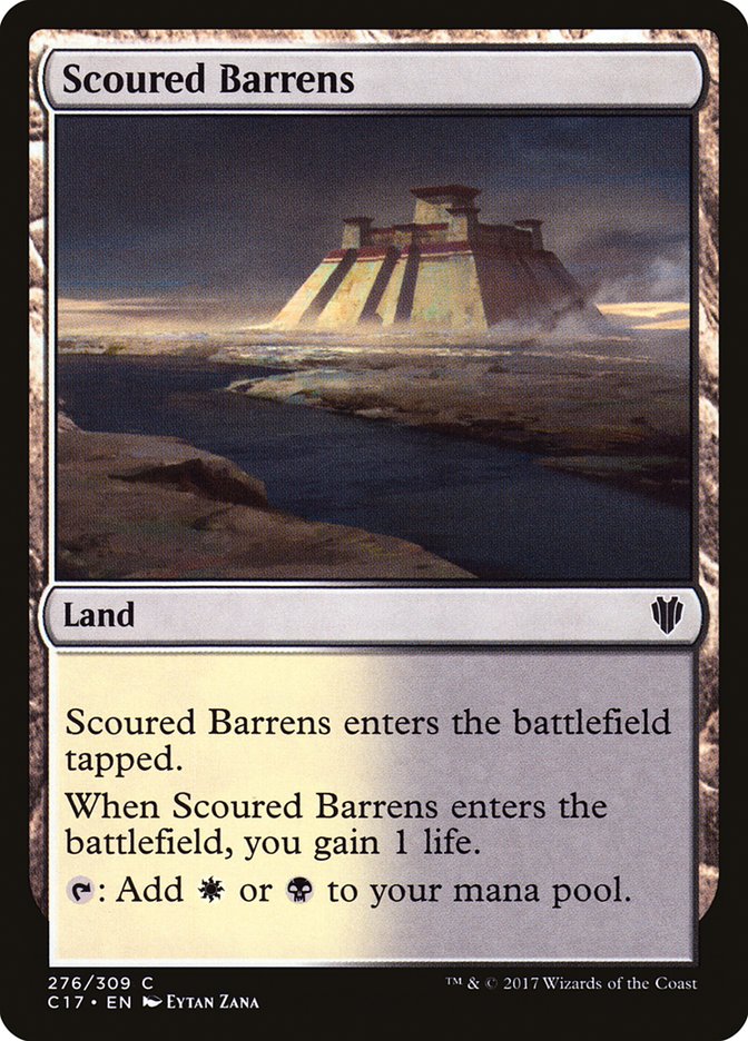 Scoured Barrens [Commander 2017] | Exor Games Bridgewater