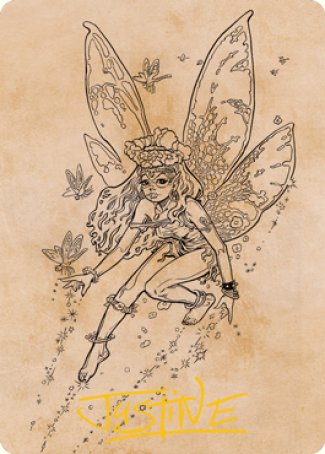 Pixie Guide (Showcase) Art Card (Gold-Stamped Signature) [Dungeons & Dragons: Adventures in the Forgotten Realms Art Series] | Exor Games Bridgewater