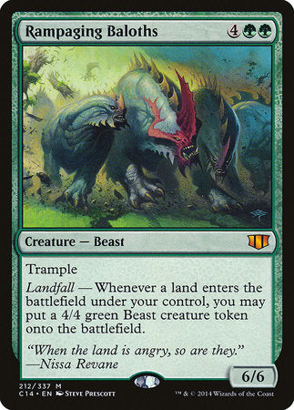 Rampaging Baloths [Commander 2014] | Exor Games Bridgewater