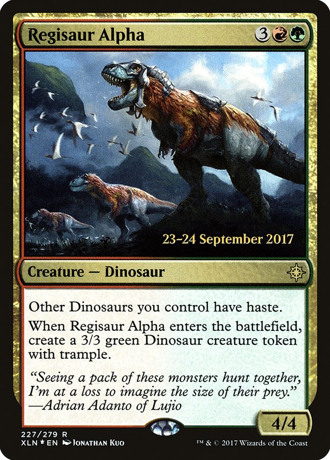 Regisaur Alpha  [Ixalan Prerelease Promos] | Exor Games Bridgewater