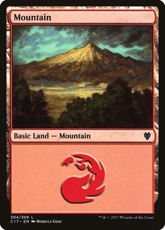 Mountain (304) [Commander 2017] | Exor Games Bridgewater