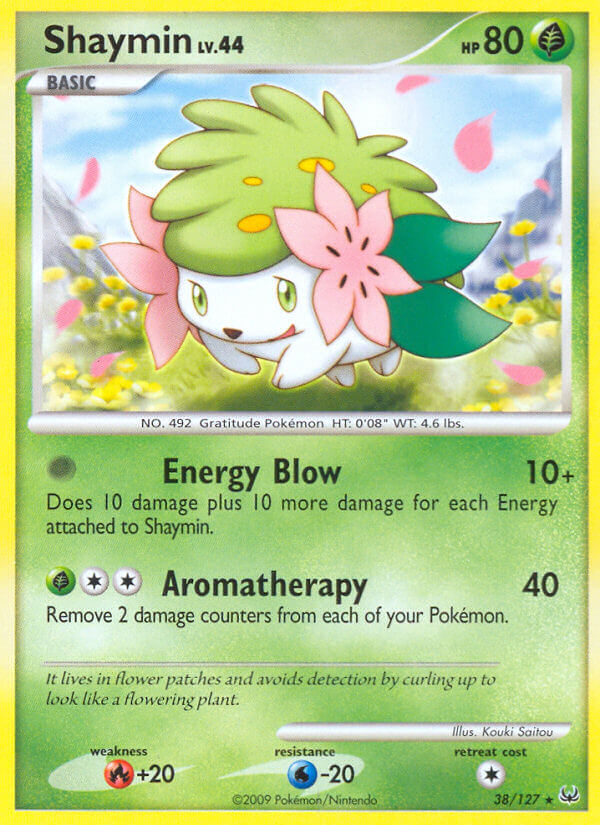 Shaymin (38/127) (Theme Deck Exclusive) [Platinum: Base Set] | Exor Games Bridgewater