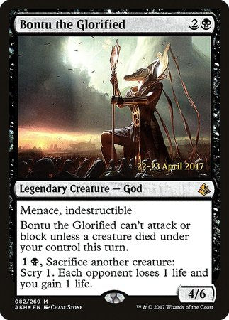 Bontu the Glorified [Amonkhet Promos] | Exor Games Bridgewater