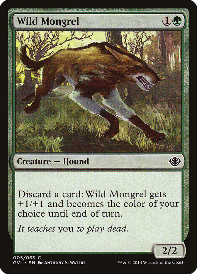 Wild Mongrel (Garruk vs. Liliana) [Duel Decks Anthology] | Exor Games Bridgewater