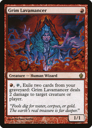 Grim Lavamancer [Premium Deck Series: Fire and Lightning] | Exor Games Bridgewater