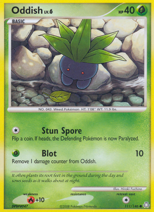 Oddish (111/146) [Diamond & Pearl: Legends Awakened] | Exor Games Bridgewater