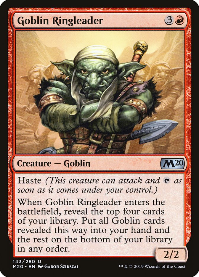 Goblin Ringleader [Core Set 2020] | Exor Games Bridgewater