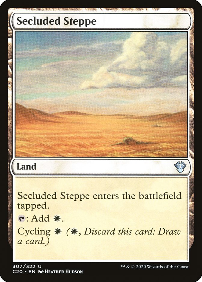 Secluded Steppe [Commander 2020] | Exor Games Bridgewater