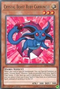 Crystal Beast Ruby Carbuncle [LED2-EN041] Common | Exor Games Bridgewater