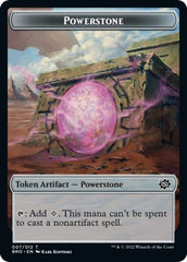 Powerstone // Zombie Double-Sided Token [The Brothers' War Tokens] | Exor Games Bridgewater