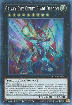 Galaxy-Eyes Cipher Blade Dragon [EXFO-ENSE4] Super Rare | Exor Games Bridgewater