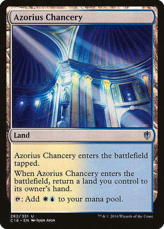 Azorius Chancery [Commander 2016] | Exor Games Bridgewater