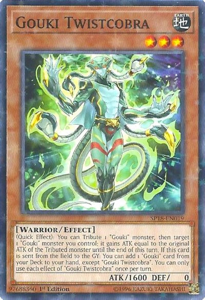 Gouki Twistcobra (Starfoil) [SP18-EN019] Starfoil Rare | Exor Games Bridgewater
