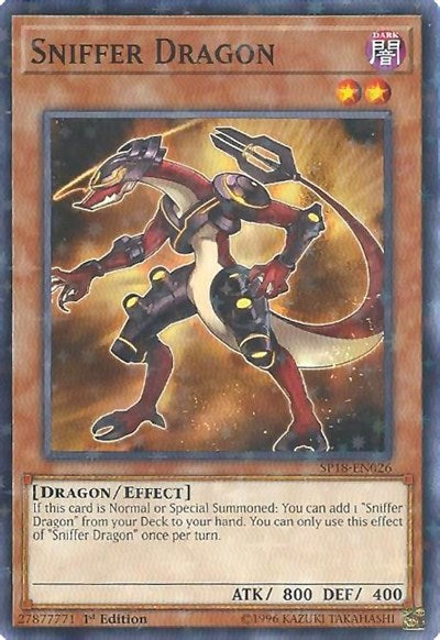 Sniffer Dragon (Starfoil) [SP18-EN026] Starfoil Rare | Exor Games Bridgewater