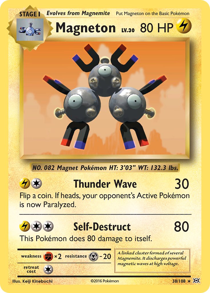 Magneton (38/108) (Theme Deck Exclusive) [XY: Evolutions] | Exor Games Bridgewater