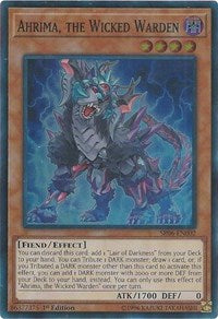 Ahrima, the Wicked Warden [SR06-EN002] Super Rare | Exor Games Bridgewater