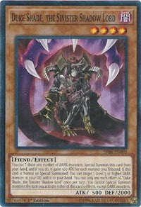 Duke Shade, the Sinister Shadow Lord [SR06-EN003] Common | Exor Games Bridgewater