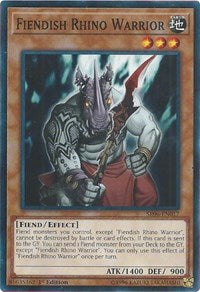 Fiendish Rhino Warrior [SR06-EN017] Common | Exor Games Bridgewater