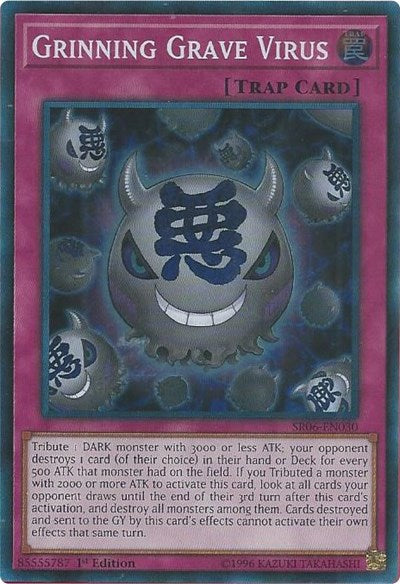 Grinning Grave Virus [SR06-EN030] Super Rare | Exor Games Bridgewater