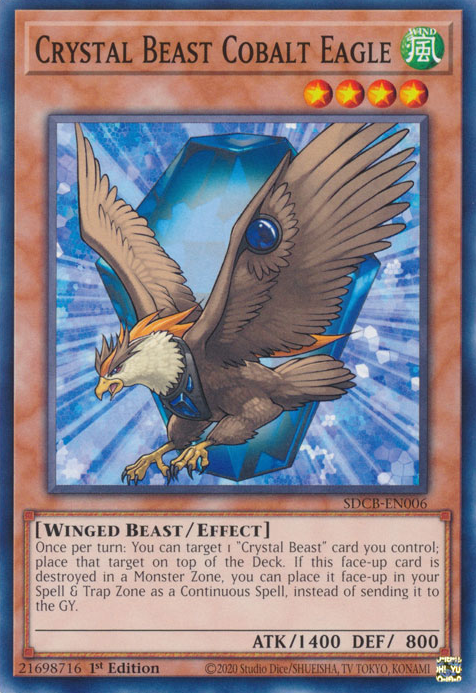 Crystal Beast Cobalt Eagle [SDCB-EN006] Common | Exor Games Bridgewater