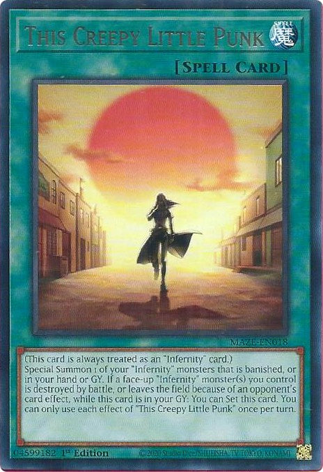 This Creepy Little Punk [MAZE-EN018] Rare | Exor Games Bridgewater