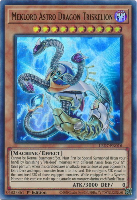 Meklord Astro Dragon Triskelion [LED7-EN016] Ultra Rare | Exor Games Bridgewater