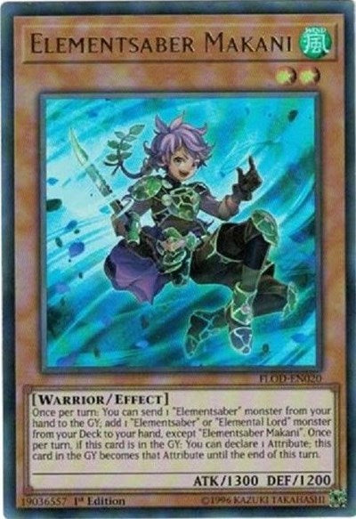 Elementsaber Makani [FLOD-EN020] Ultra Rare | Exor Games Bridgewater