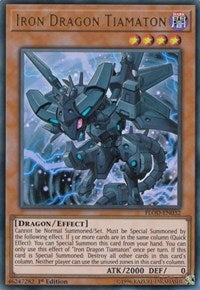 Iron Dragon Tiamaton [FLOD-EN032] Ultra Rare | Exor Games Bridgewater