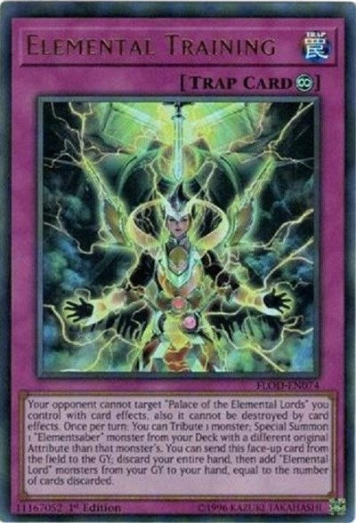 Elemental Training [FLOD-EN074] Ultra Rare | Exor Games Bridgewater