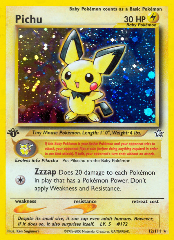 Pichu (12/111) [Neo Genesis 1st Edition] | Exor Games Bridgewater