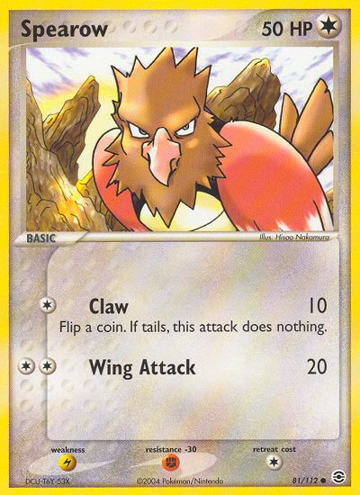 Spearow (81/112) [EX: FireRed & LeafGreen] | Exor Games Bridgewater