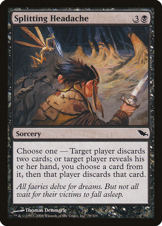 Splitting Headache [Shadowmoor] | Exor Games Bridgewater