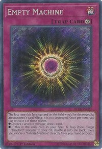 Empty Machine [BLRR-EN027] Secret Rare | Exor Games Bridgewater