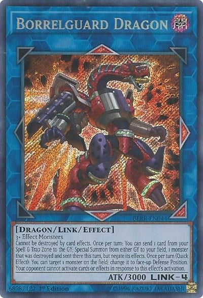 Borrelguard Dragon [BLRR-EN044] Secret Rare | Exor Games Bridgewater