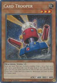 Card Trooper [BLRR-EN053] Secret Rare | Exor Games Bridgewater