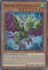 Windrose the Elemental Lord [BLRR-EN070] Ultra Rare | Exor Games Bridgewater