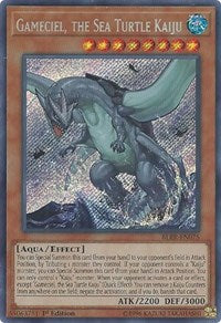 Gameciel, the Sea Turtle Kaiju [BLRR-EN075] Secret Rare | Exor Games Bridgewater