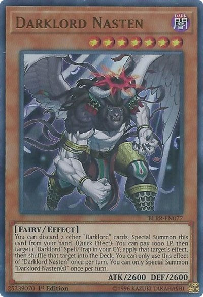 Darklord Nasten [BLRR-EN077] Ultra Rare | Exor Games Bridgewater