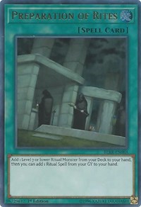 Preparation of Rites [BLRR-EN088] Ultra Rare | Exor Games Bridgewater