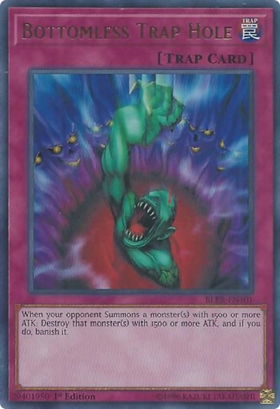 Bottomless Trap Hole [BLRR-EN101] Ultra Rare | Exor Games Bridgewater