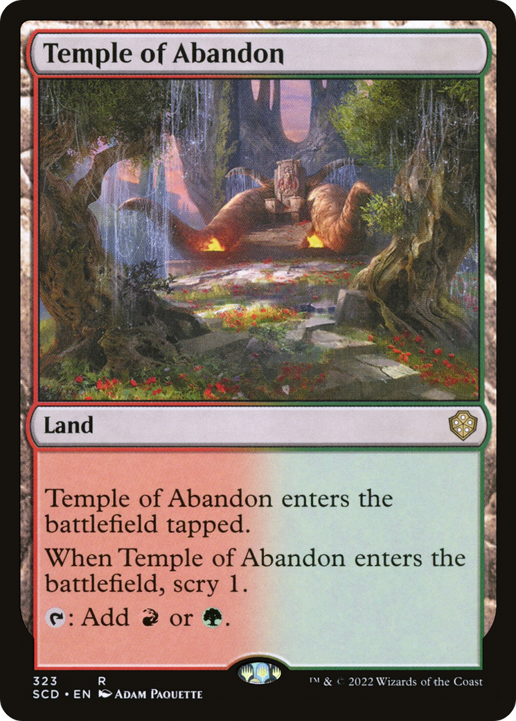 Temple of Abandon [Starter Commander Decks] | Exor Games Bridgewater