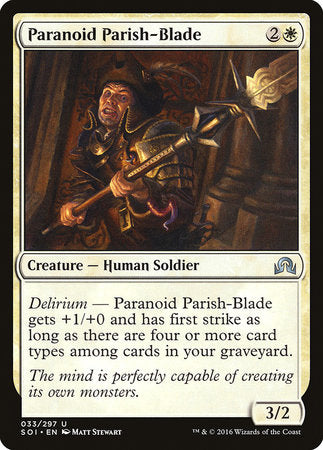 Paranoid Parish-Blade [Shadows over Innistrad] | Exor Games Bridgewater